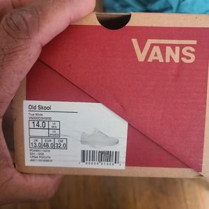 Men's Van's sneakers brand new never worn
